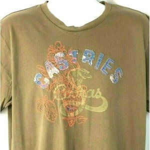 Castries Cobras Stitched Snake Distressed Team Logo T-Shirt XL Mens Maul 2000s